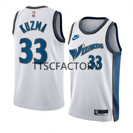 Dres Washington Wizards Kyle Kuzma 33 Nike 2022-23 Classic Edition Bijela Swingman - Muške